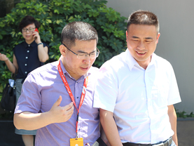 商務局葉局、范局、殷處長等領(lǐng)導親臨橙樹指導外貿(mào)跨境電商工作